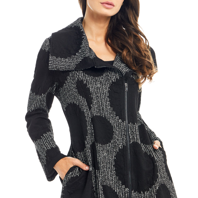 Draped Collar Jacket