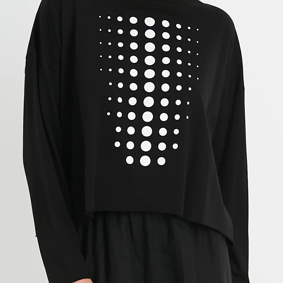Planet Pima Cotton Dot Dot Dot Mini Luxury Boxy T