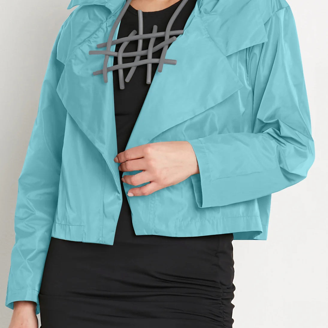 Planet Nylon Triple Collar Jacket