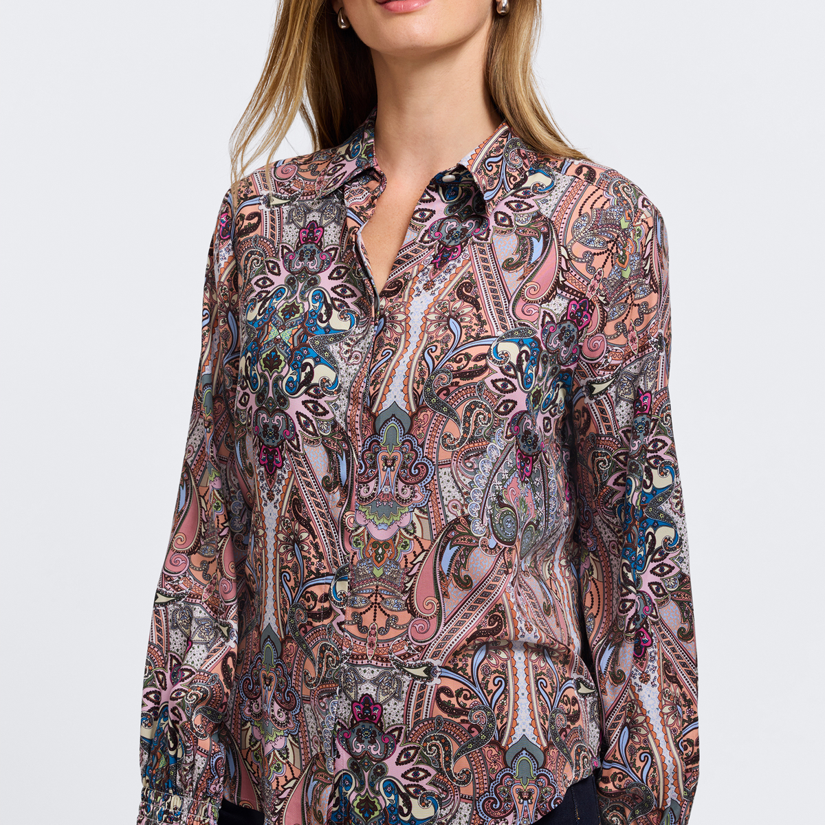 トップス WAX \"Paisley shirts L WAX Paisley shirts L