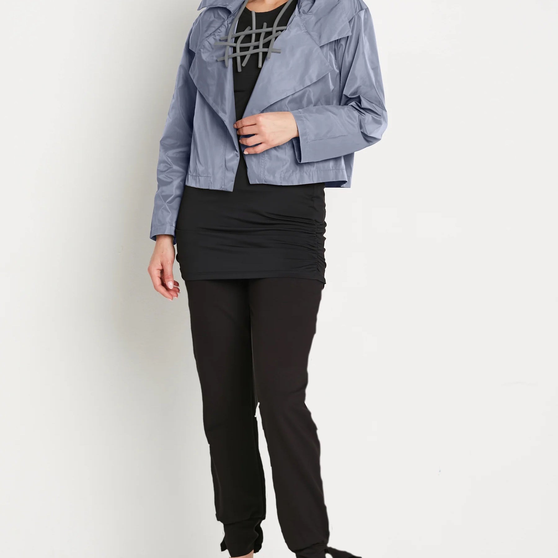 Planet Nylon Triple Collar Jacket