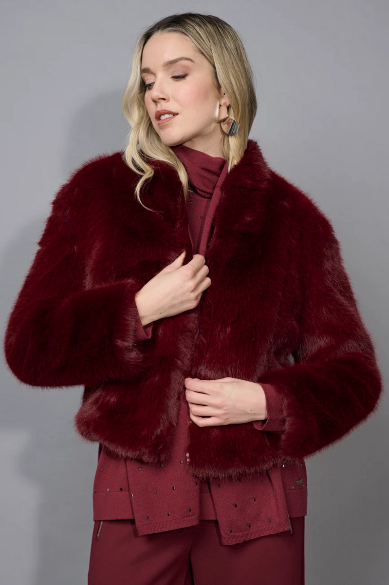 Picadilly Zip-Front Faux Fur Jacket – Bearden Design