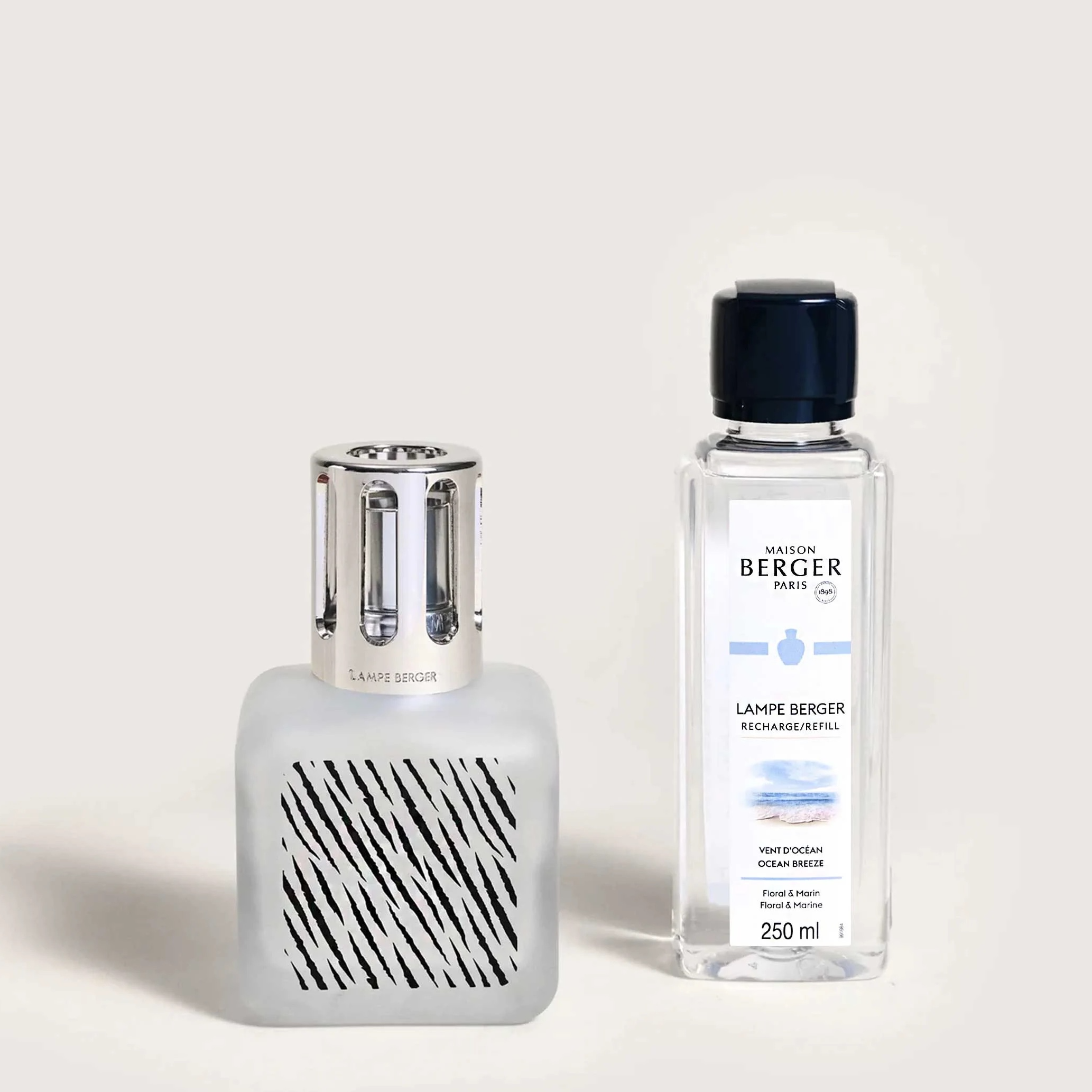 Maison Berger Zebra Lamp Gift Set with Ocean Breeze