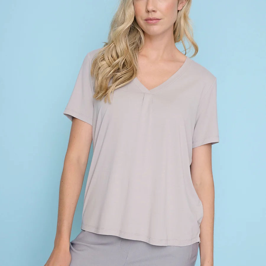 Picadilly Basic V-Neck Top