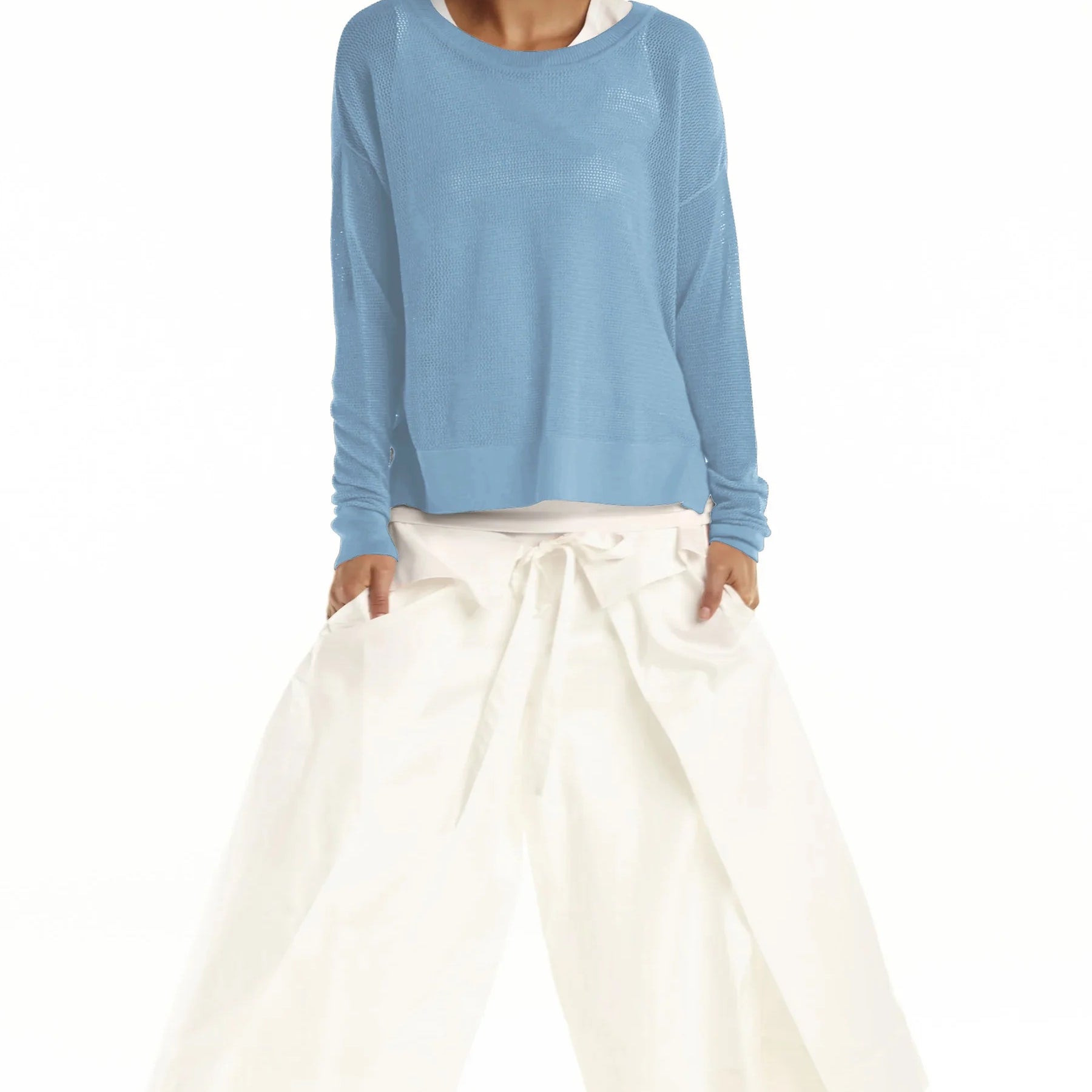 Planet Pima Cotton Mini Seed Stitch Sweater