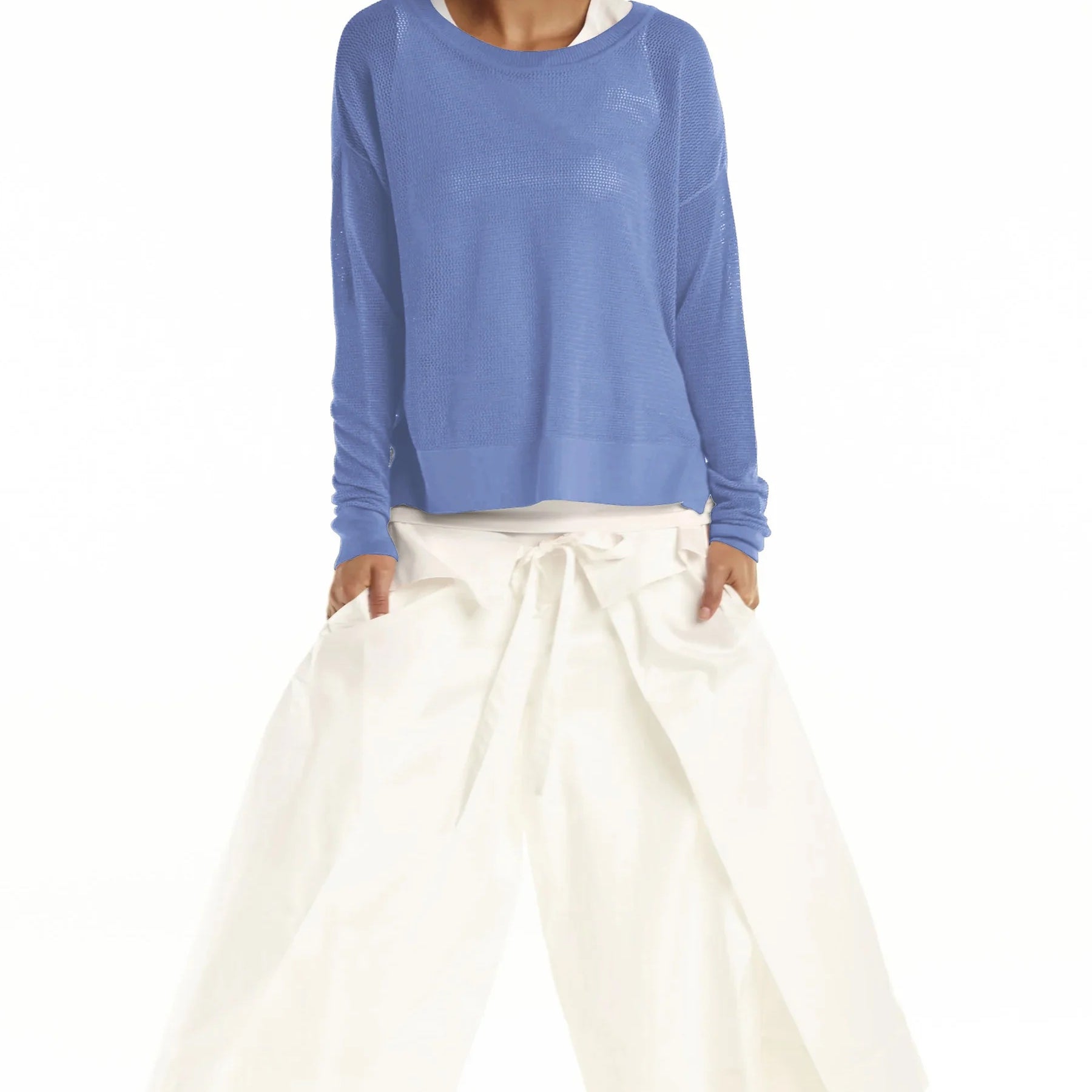 Planet Pima Cotton Mini Seed Stitch Sweater