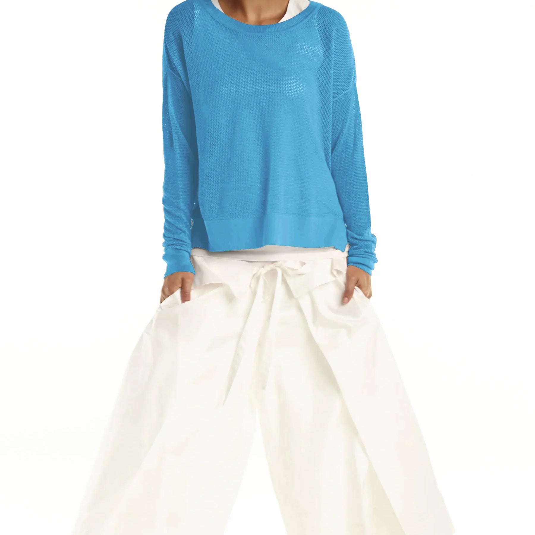 Planet Pima Cotton Mini Seed Stitch Sweater