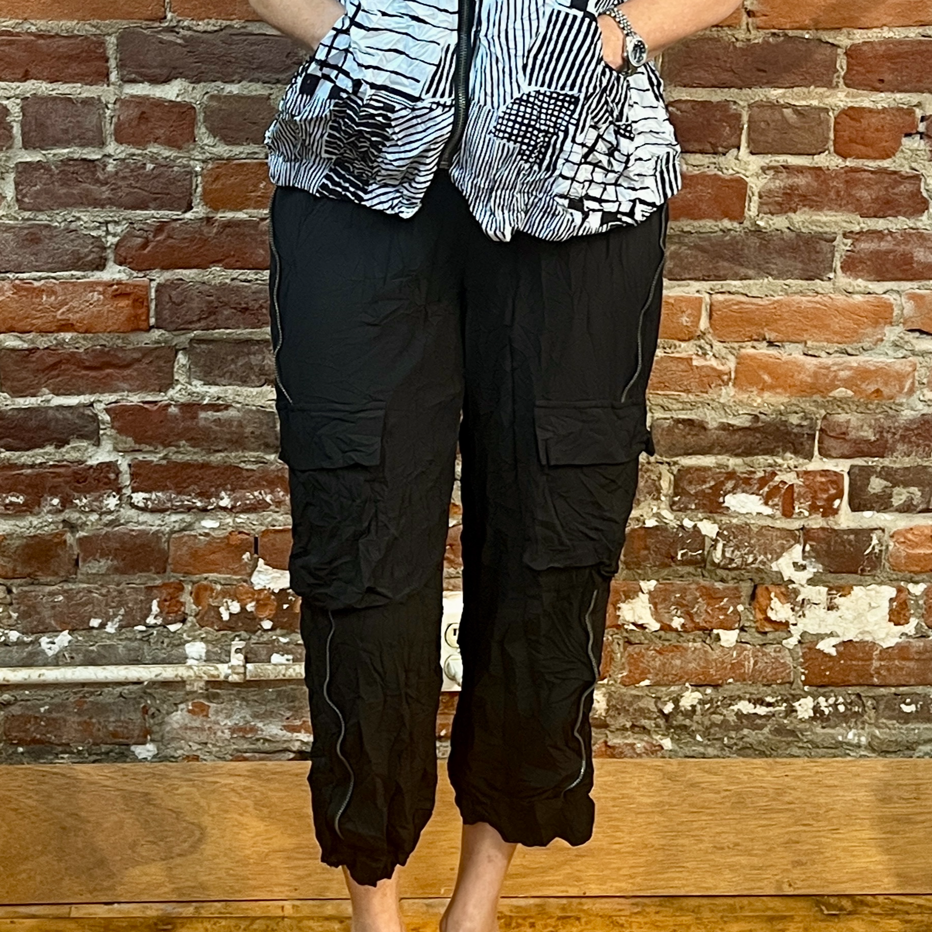 Shana Apparel Zip Pants