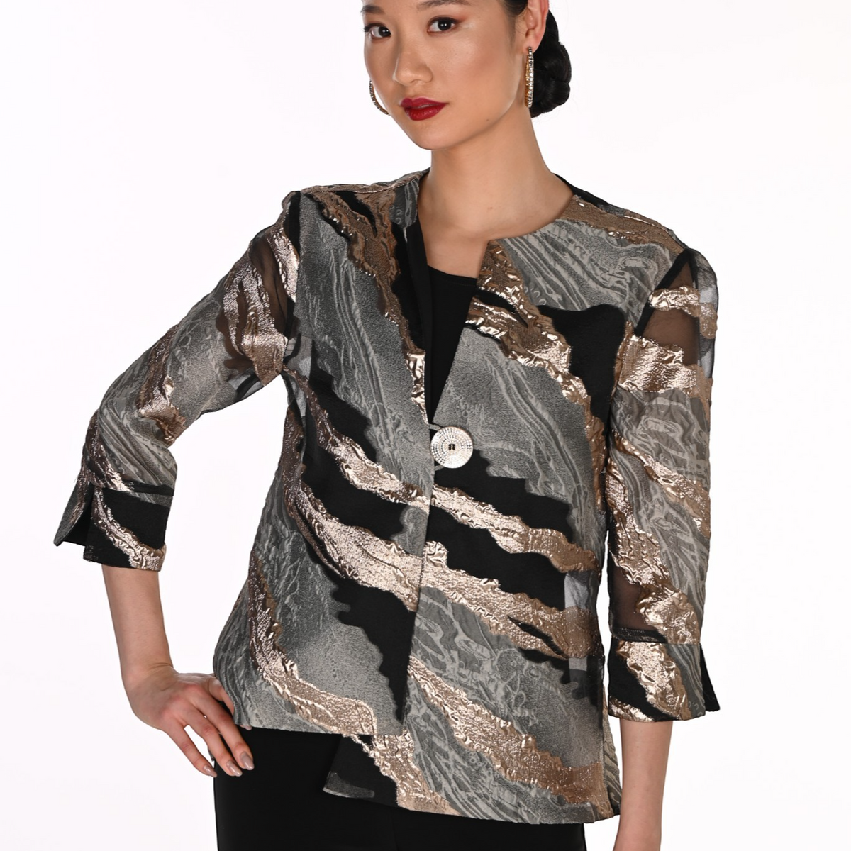 Frank Lyman Gold/Black Jacket