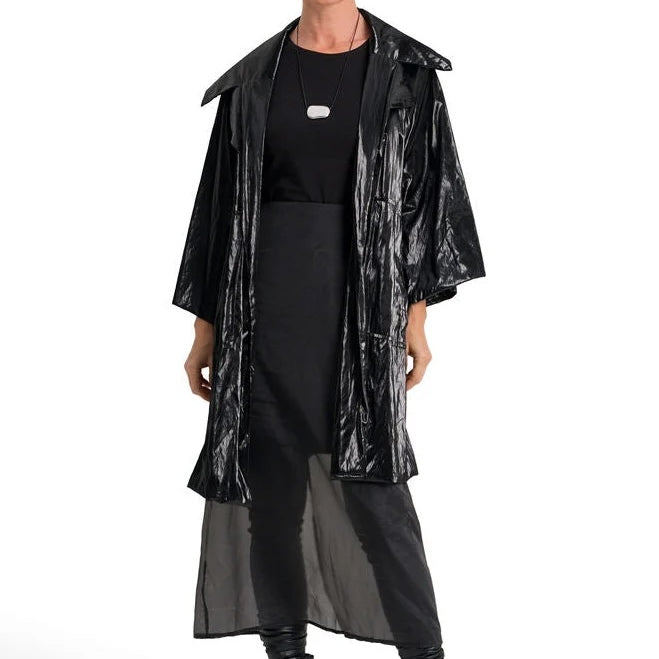 Planet by Lauren G Vegan Leather Emily Coat
