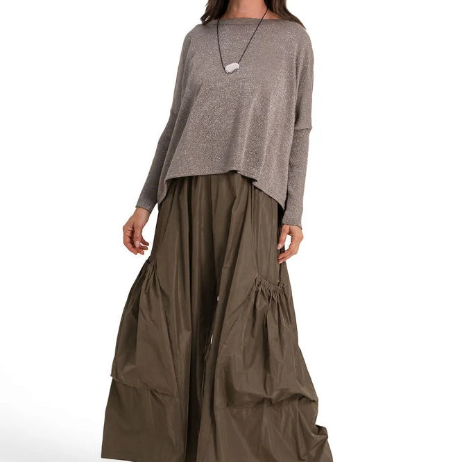 Planet by Lauren G Reversible Lurex Sweater