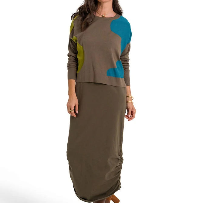 Planet by Lauren G Clouds Sweater