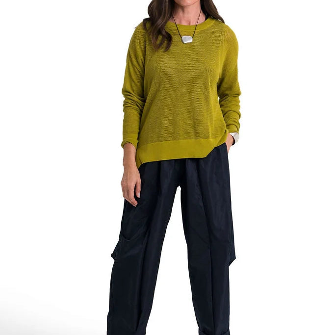 Planet by Lauren G Pima Cotton Mini Seed Sweater
