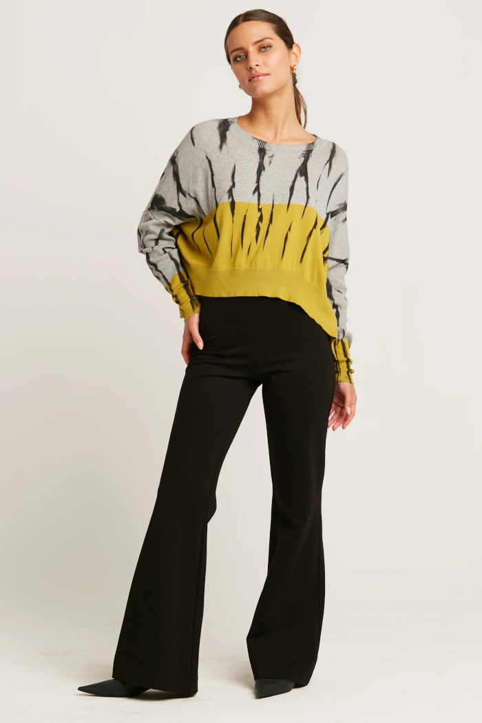 Planet Cotton Let it Bleed Crewneck Sweater