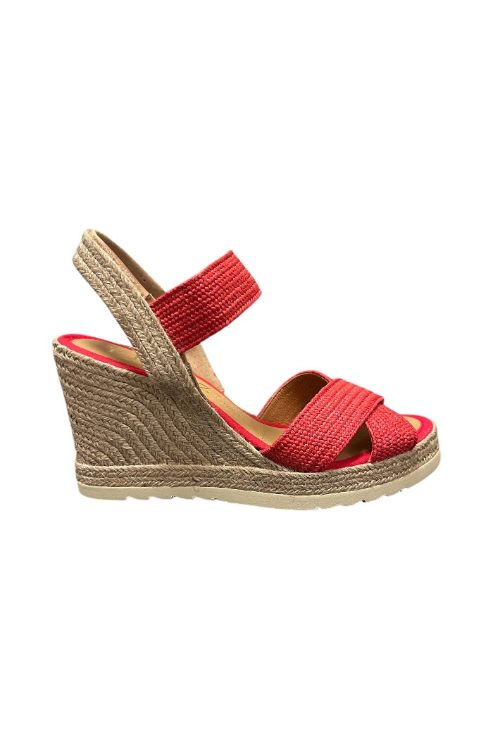 Pinaz 3378 Raffia Wedge Sandal