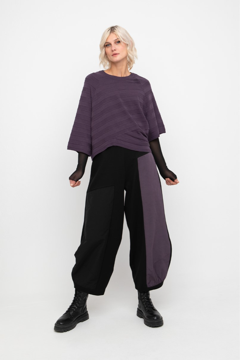 Ozai N Ku Asymmetrical Knit Pullover