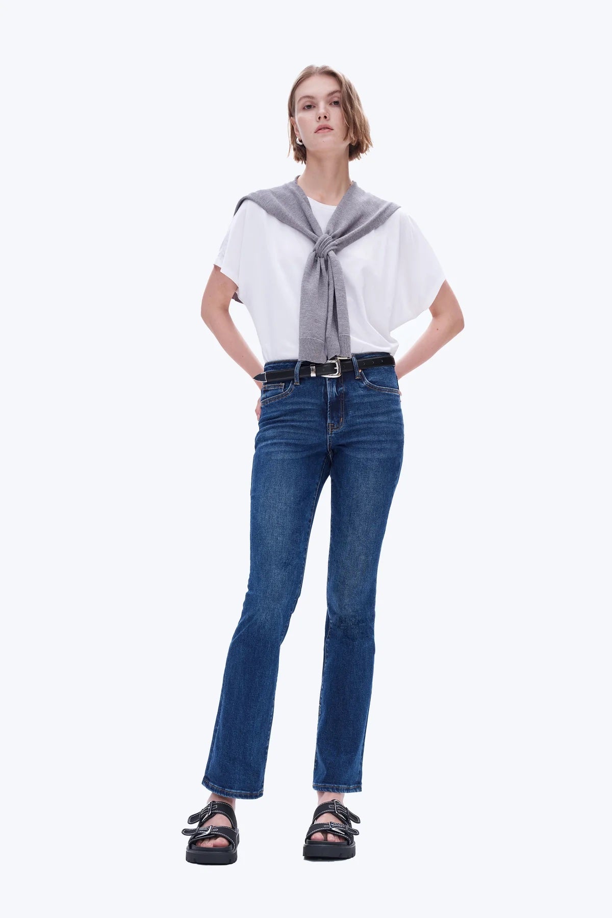 Bayeas High Rise Bootcut Denim Jeans