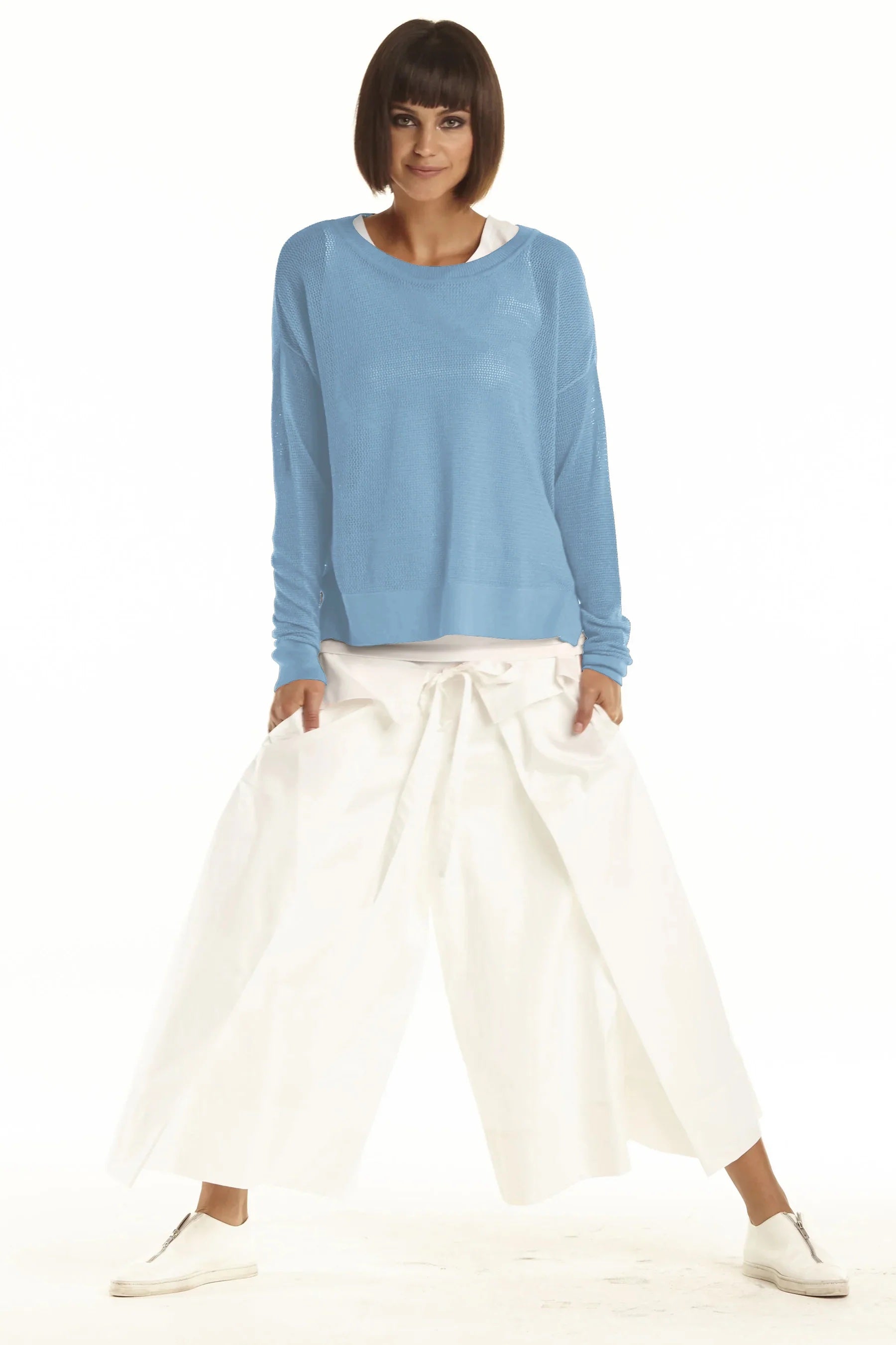 Planet Pima Cotton Mini Seed Stitch Sweater