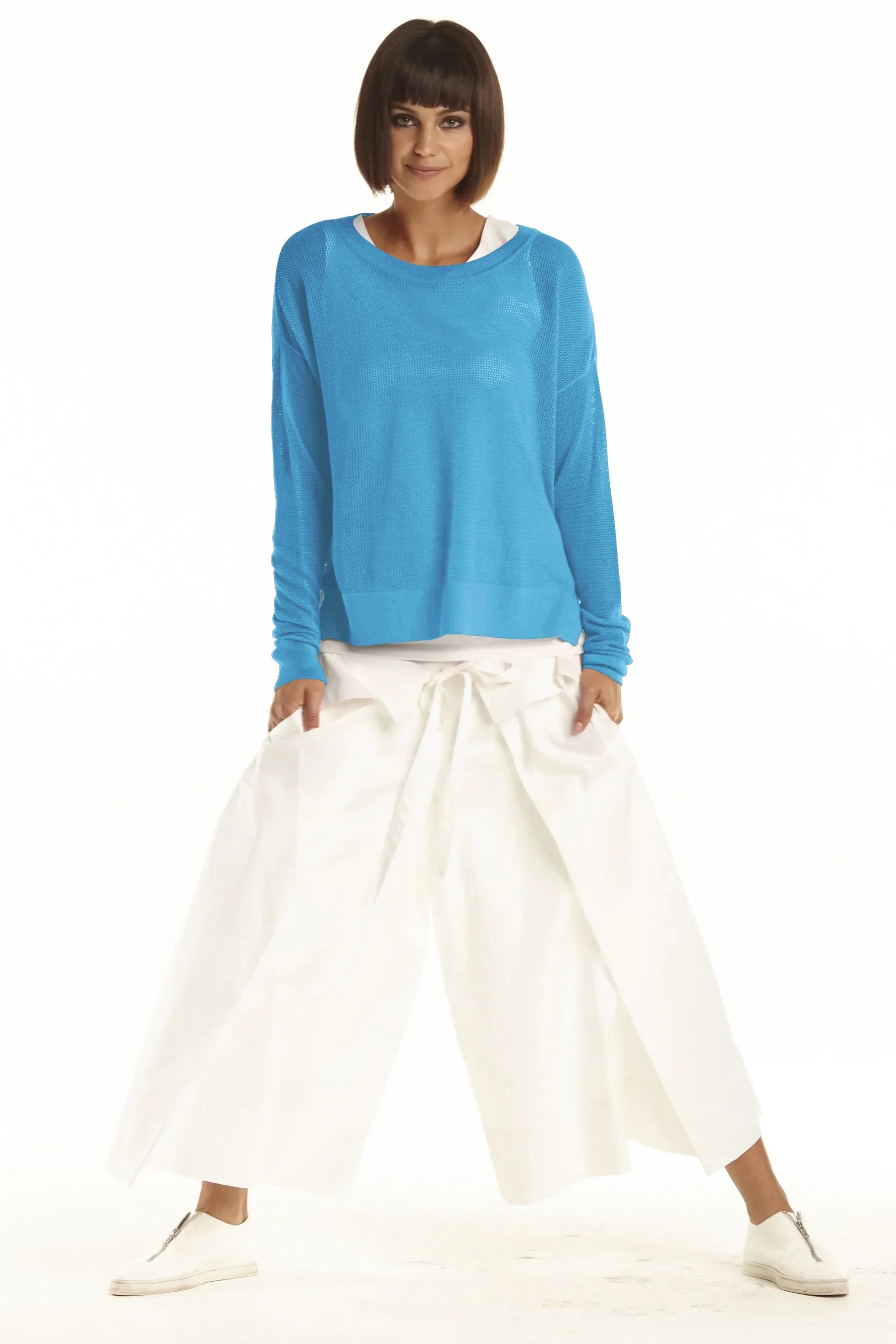 Planet Pima Cotton Mini Seed Stitch Sweater