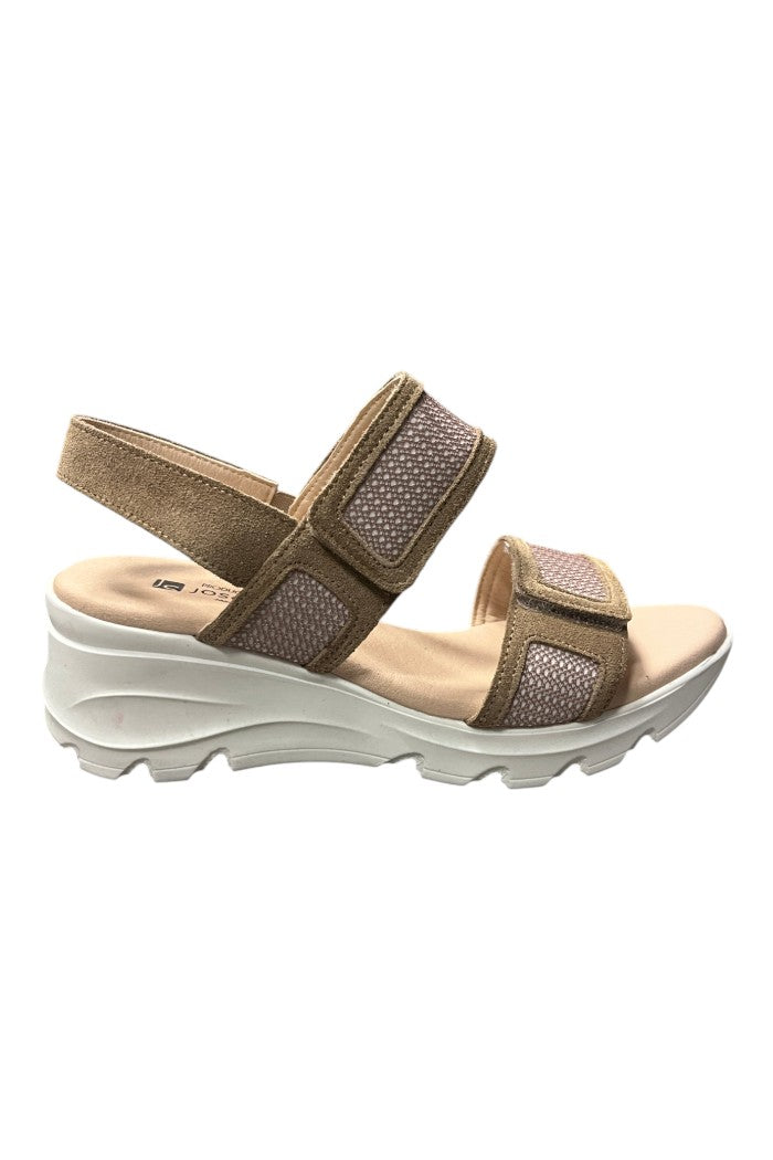 Jose Saenz Velour Bambi Sandals