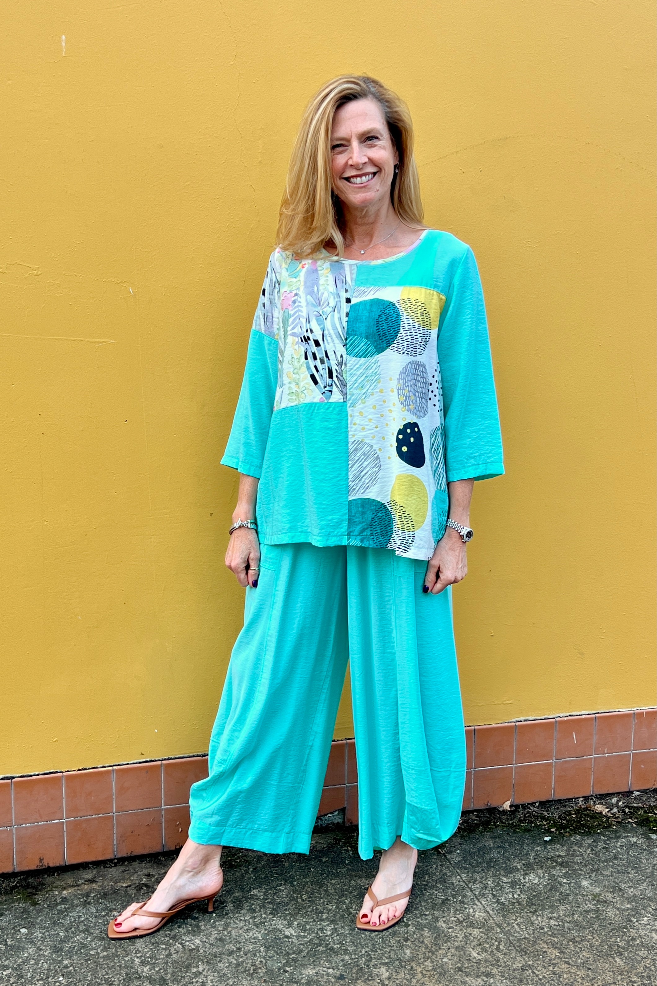 Shana Apparel Solid Lantern Pants