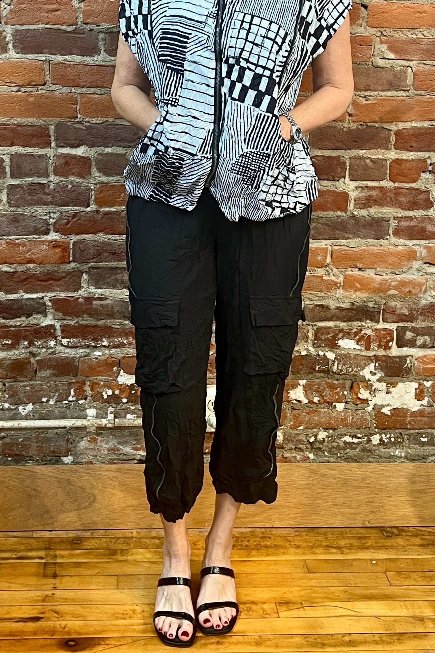 Shana Apparel Zip Pants