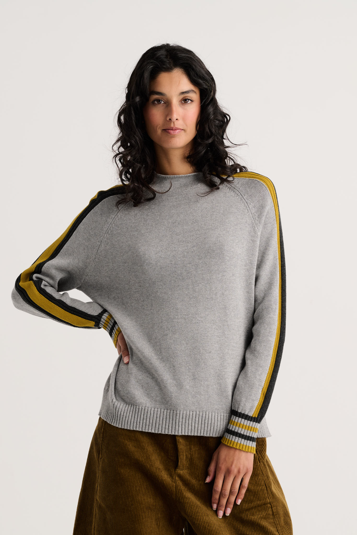 Zaket & Plover Two-Way Funnel Neck Sweater