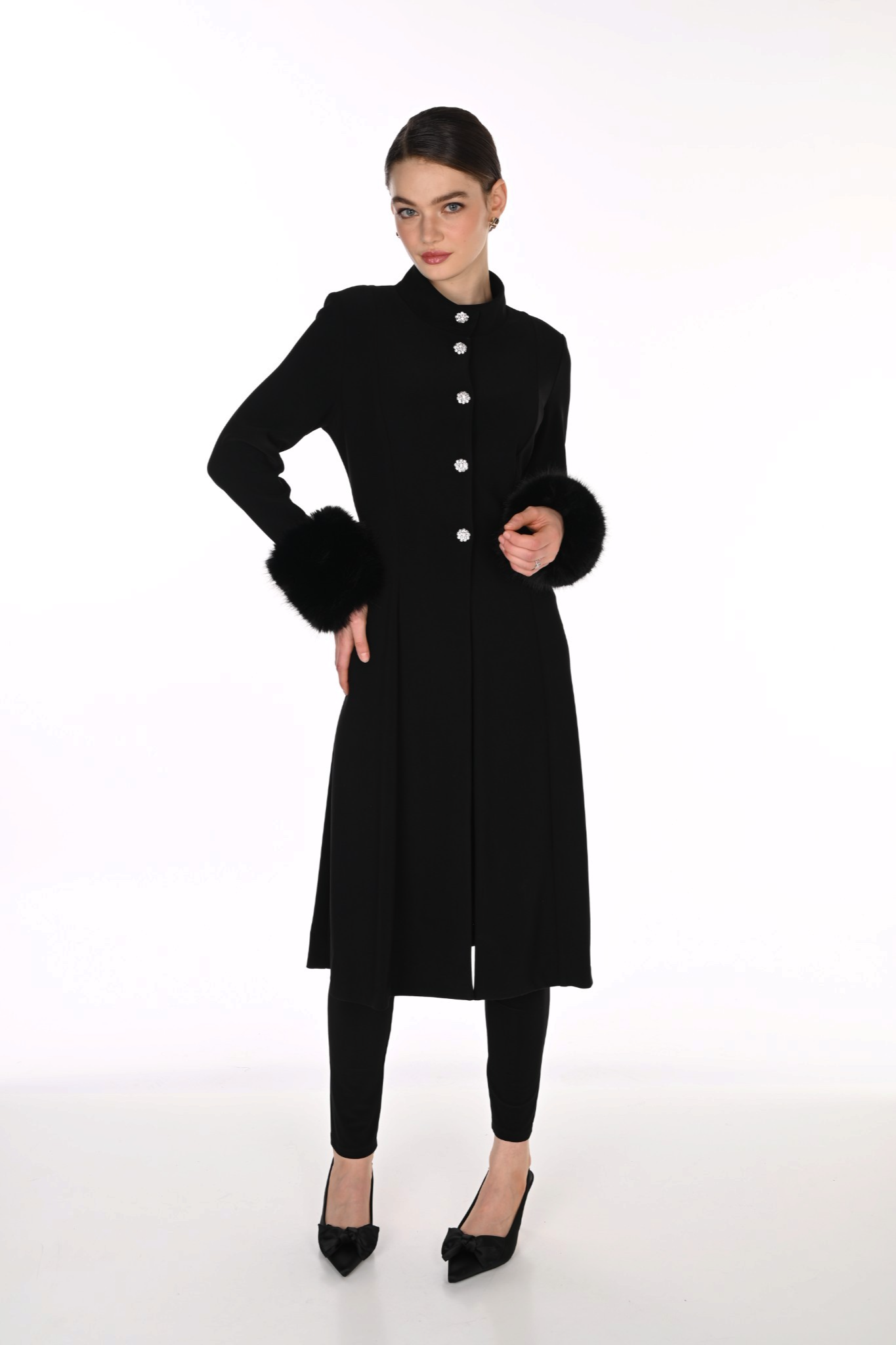 Frank Lyman Knit Black Jacket 269049