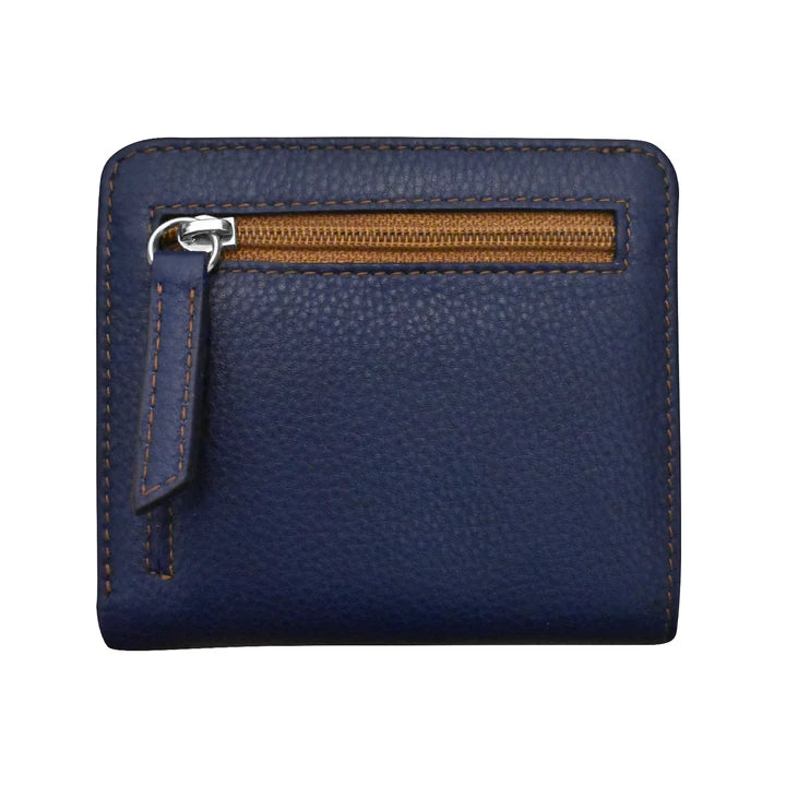 Two Tone Mini Bifold Wallet